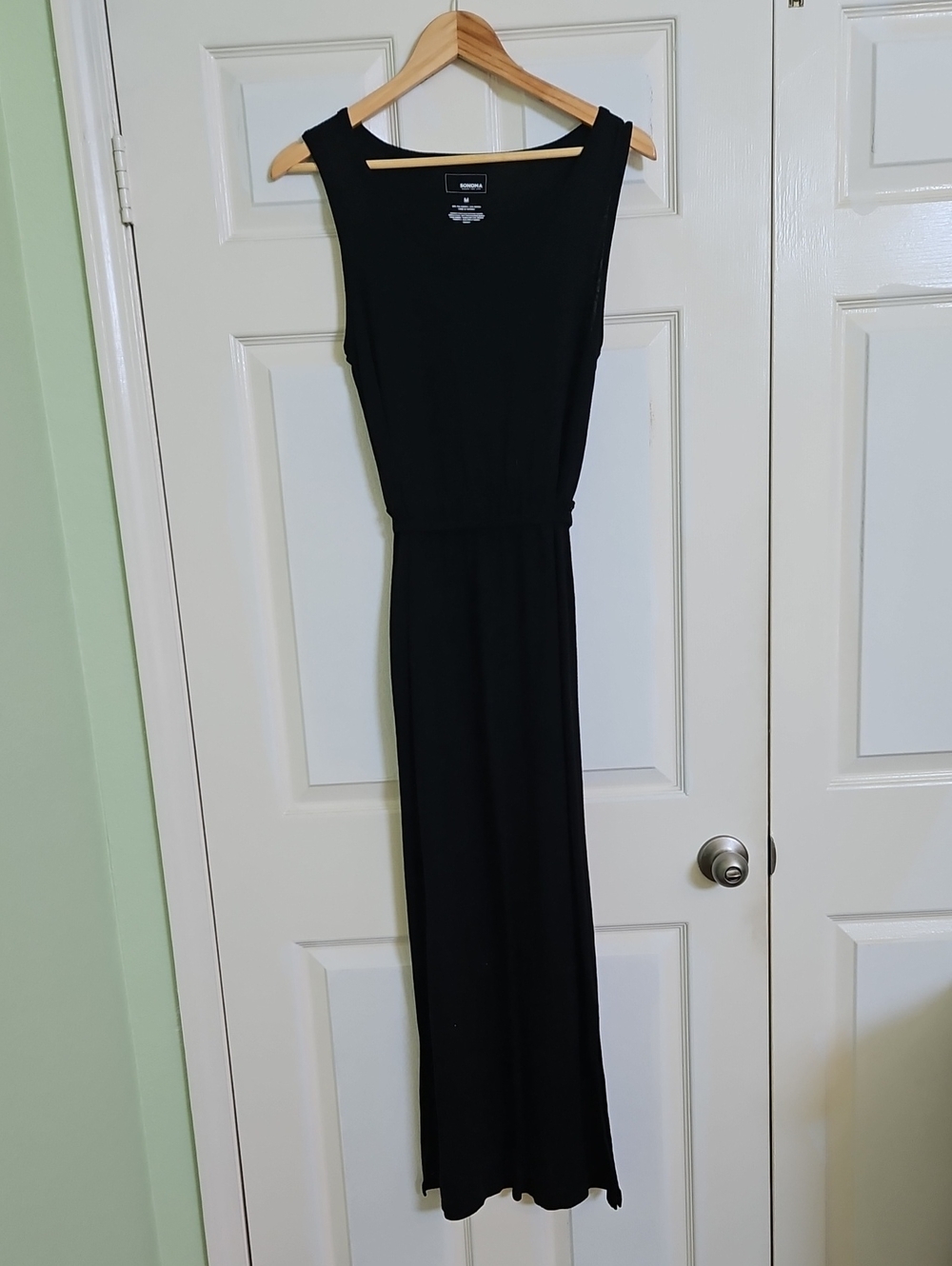 Sonoma Black Sleeveless Maxi Dress